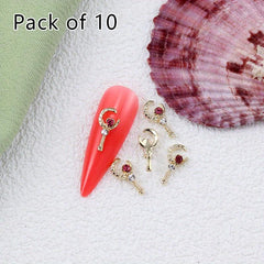 10 Rhinestone Nail Art Charms for DIY Manicures