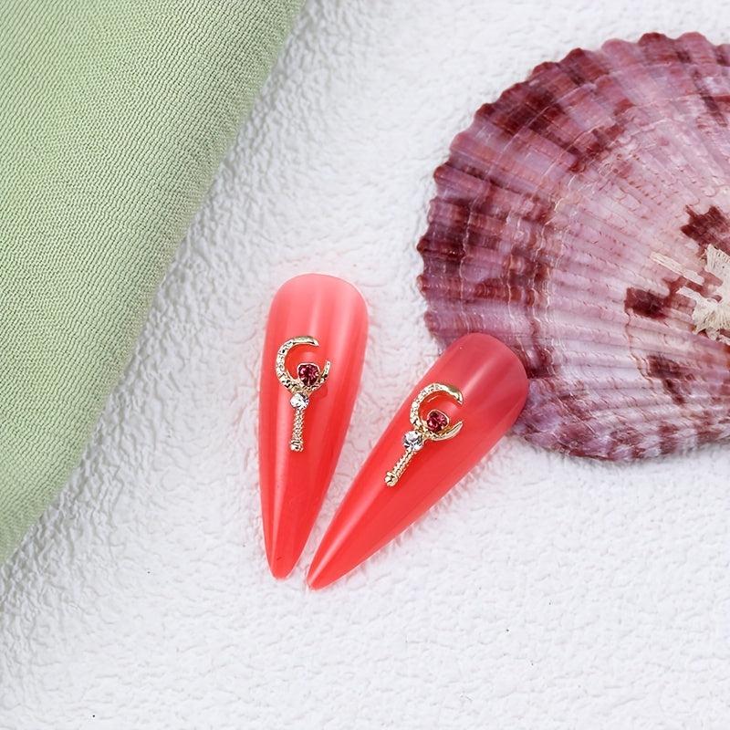 10 Rhinestone Nail Art Charms for DIY Manicures