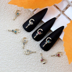10 Rhinestone Nail Art Charms for DIY Manicures