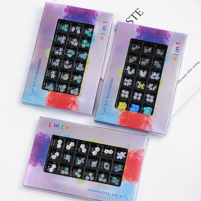 Ocean Theme Nail Art Charms Crystal Rhinestones Seashell Starfish