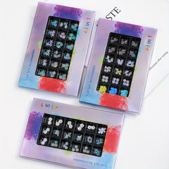 Ocean Theme Nail Art Charms Crystal Rhinestones Seashell Starfish