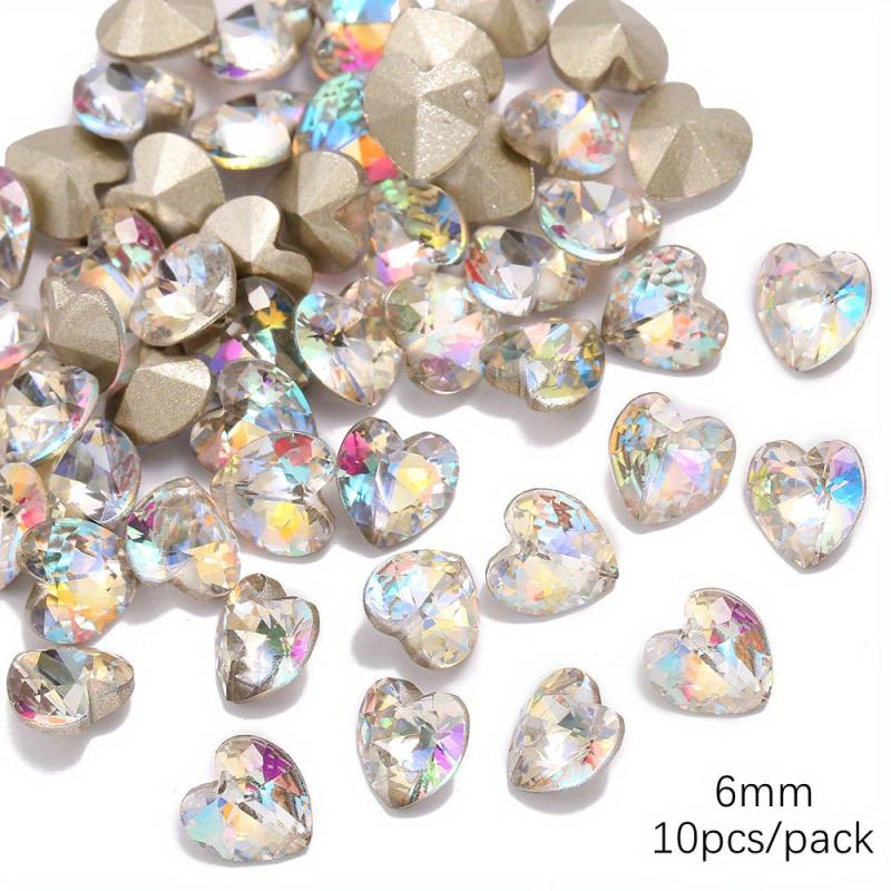Crystal Glass Nail Art Gemstones Mixed Shapes