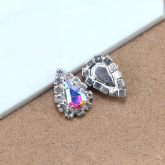 10pcs Nail Art Charms With Crystal AB Rhinestones