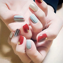 Full Cover Wraps Nail Polish Stickers Self Adhesive Nail Stickers For Wedding