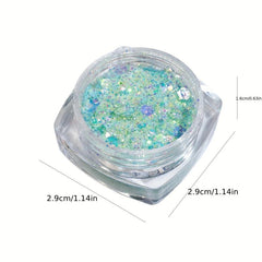 Iridescent Nail Glitter Sequins for Makeup and Shoes