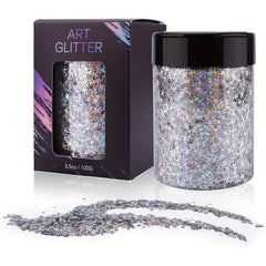 100g Holographic Star Glitter for Nail Art Resin Craft Party Decoration
