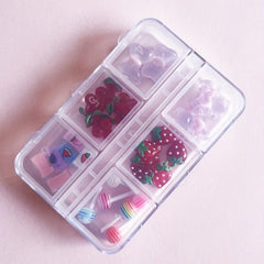 3D Resin Nail Charms for DIY Nail Art and Face Decor Flat Back Mini Charms