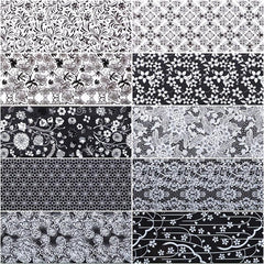 Lace Flower Nail Foil Transfer Stickers Nail Art Supplies