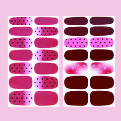 6 Sheets Nail Sticker Nail Decal With Nail File