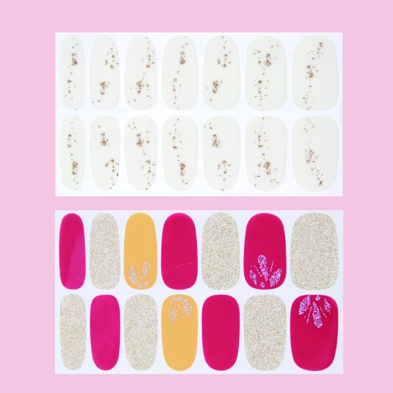 6 Sheets Nail Sticker Nail Decal With Nail File