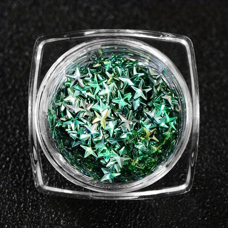Glitter 3D Holographic Nail Art Decoration Star Sequins Flakes