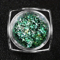 Glitter 3D Holographic Nail Art Decoration Star Sequins Flakes