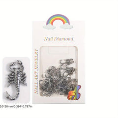 20pcs Scorpion Nail Art Charm DIY Nail Art Supplies