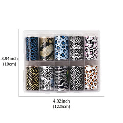 Holographic Nail Foil Transfer Stickers Easy Nail Art Supplies