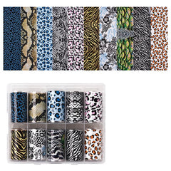 Holographic Nail Foil Transfer Stickers Easy Nail Art Supplies