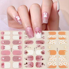 Leopard Print Nail Polish Stickers Self Adhesive Gel Nail Decals