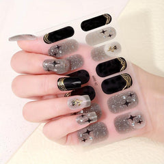 Leopard Print Nail Polish Stickers Self Adhesive Gel Nail Decals