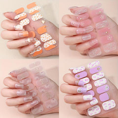 Leopard Print Nail Polish Stickers Self Adhesive Gel Nail Decals