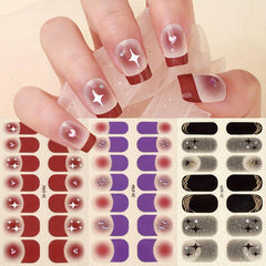 Leopard Print Nail Polish Stickers Self Adhesive Gel Nail Decals