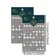 Smiling Face Nail Art Stickers - DIY or Salon Nail Art Decals