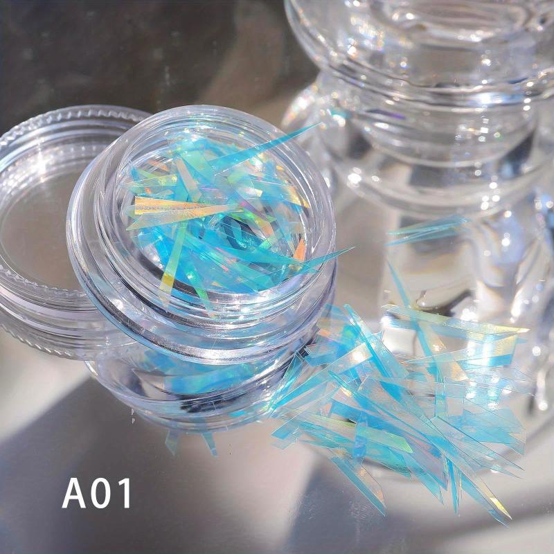 Holographic Nail Sequins Glitters Set