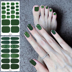 22 Pcs Sheet Toenail Nail Art Stickers 10 Styles