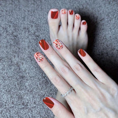 22 Pcs Sheet Toenail Nail Art Stickers 10 Styles