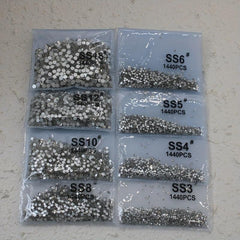 1440pcs Clear Rhinestones for Nail Art DIY & Decor