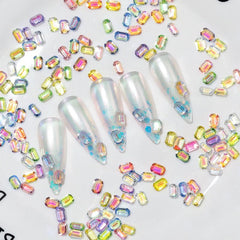50pcs Aurora Candy Nail Rhinestones for DIY or Nail Salon