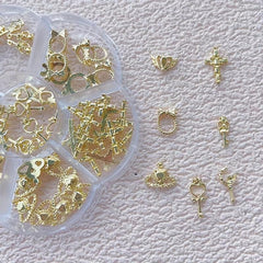 Nail Art Charms Alloy Studs Nail Art Jewelry Kit