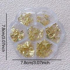 Nail Art Charms Alloy Studs Nail Art Jewelry Kit
