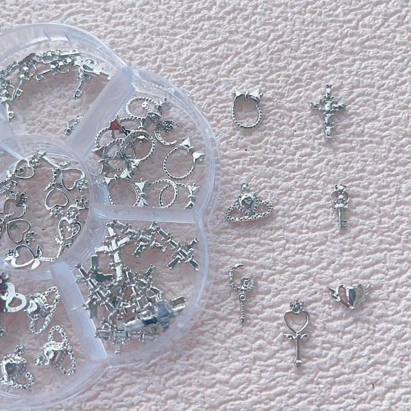 Nail Art Charms Alloy Studs Nail Art Jewelry Kit