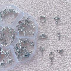 Nail Art Charms Alloy Studs Nail Art Jewelry Kit