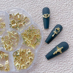Nail Art Charms Alloy Studs Nail Art Jewelry Kit