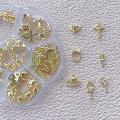 Nail Art Charms Alloy Studs Nail Art Jewelry Kit