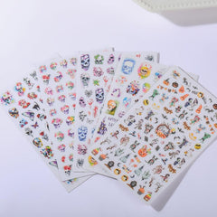 Halloween Nail Art Stickers Self Adhesive Pumpkin Skull Ghost Castle Wizard