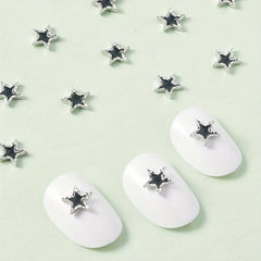 5Pcs Zircon Star Y2K Nail Art Charms for Easter DIY Crafts