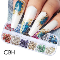 Red Winter Set Nail Glitter Flakes Gel DIY Manicure Accessories