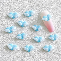 30 pcs Angel Wing Nail Stickers 3D Resin Accessories for DIY Nail and Decoration