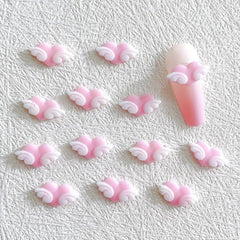 30 pcs Angel Wing Nail Stickers 3D Resin Accessories for DIY Nail and Decoration