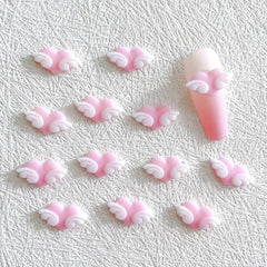 30 pcs Angel Wing Nail Stickers 3D Resin Accessories for DIY Nail and Decoration