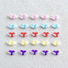 30 pcs Angel Wing Nail Stickers 3D Resin Accessories for DIY Nail and Decoration