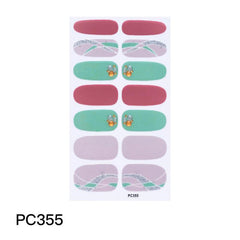 Glittery Nail Stickers Easy to Apply Long Lasting Nail Art Decorations