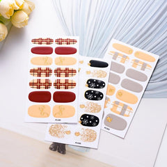 Glittery Nail Stickers Easy to Apply Long Lasting Nail Art Decorations
