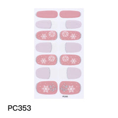 Glittery Nail Stickers Easy to Apply Long Lasting Nail Art Decorations