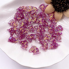 30pcs Unicorn Nail Art Charms with Rhinestones for DIY or Salon
