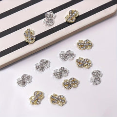 3D Dollar Sign Nail Art Charms Metal Alloy Dollars Nail Art Decoration