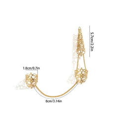 Antique Style Finger Nail Claw Rings Women Costume Fingertip Claw Nail Rings