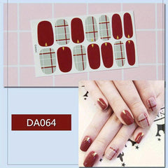Full Nail Stickers Full Wrap Nail Art Stickers Self Adhesive Nail Art Decals Nai