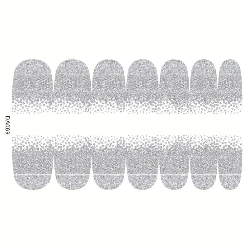 Full Nail Stickers Full Wrap Nail Art Stickers Self Adhesive Nail Art Decals Nai